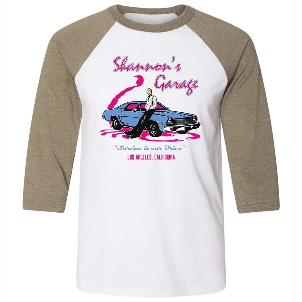 Shannon's Garage - White/Heather Olive - 4