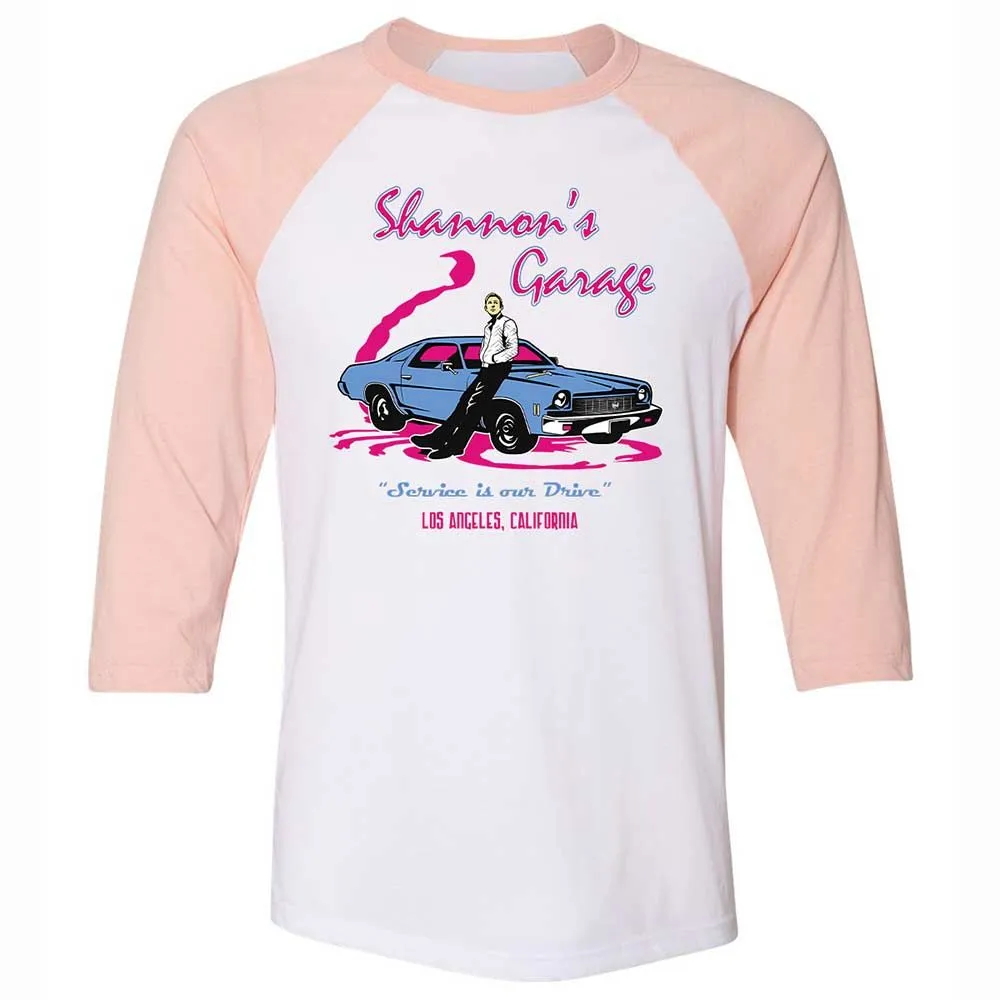 Shannon's Garage - White/Heather Peach - 5