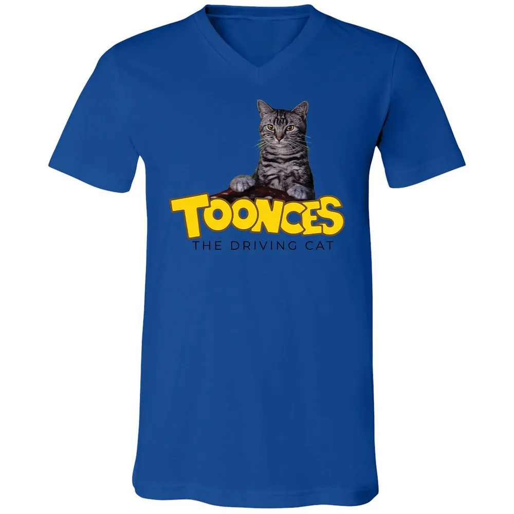 Unisex V-Neck T-Shirt - SN7WGWV3 - True Royal - 3