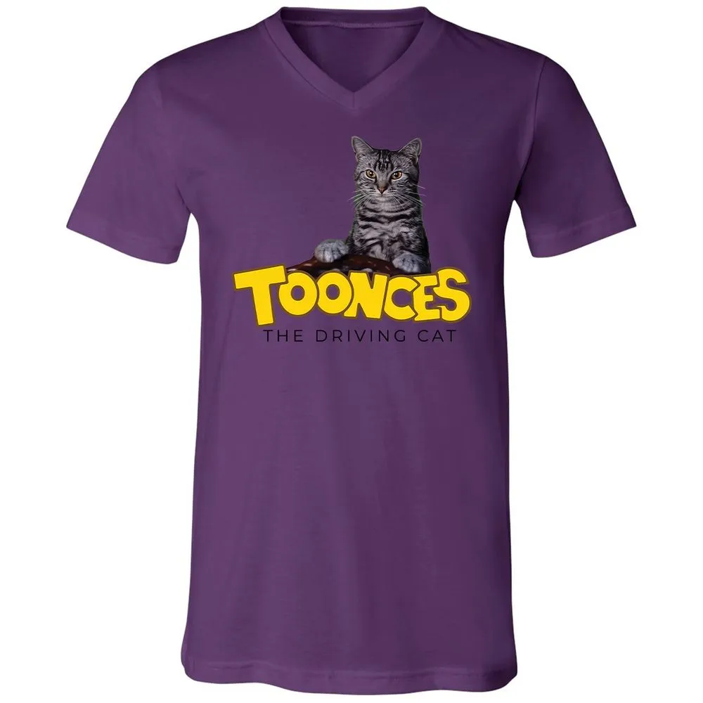 Unisex V-Neck T-Shirt - SN7WGWV3 - Team Purple - 10