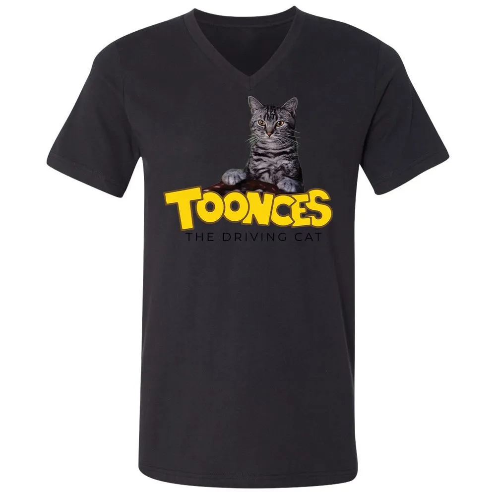 Unisex V-Neck T-Shirt - SN7WGWV3 - Black - 11