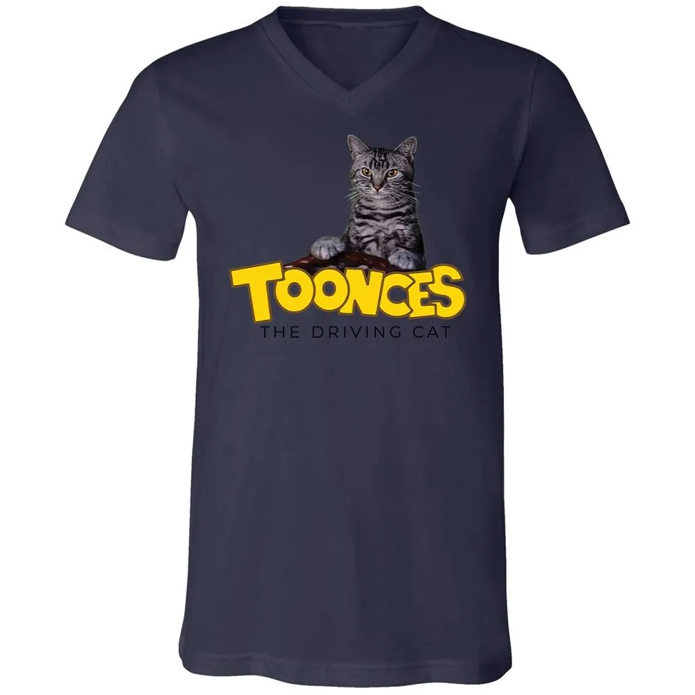 Unisex V-Neck T-Shirt - SN7WGWV3 - Navy - 12