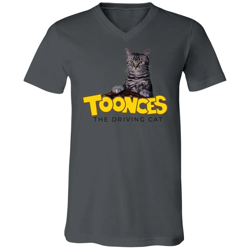 Unisex V-Neck T-Shirt - SN7WGWV3 - Asphalt - 16