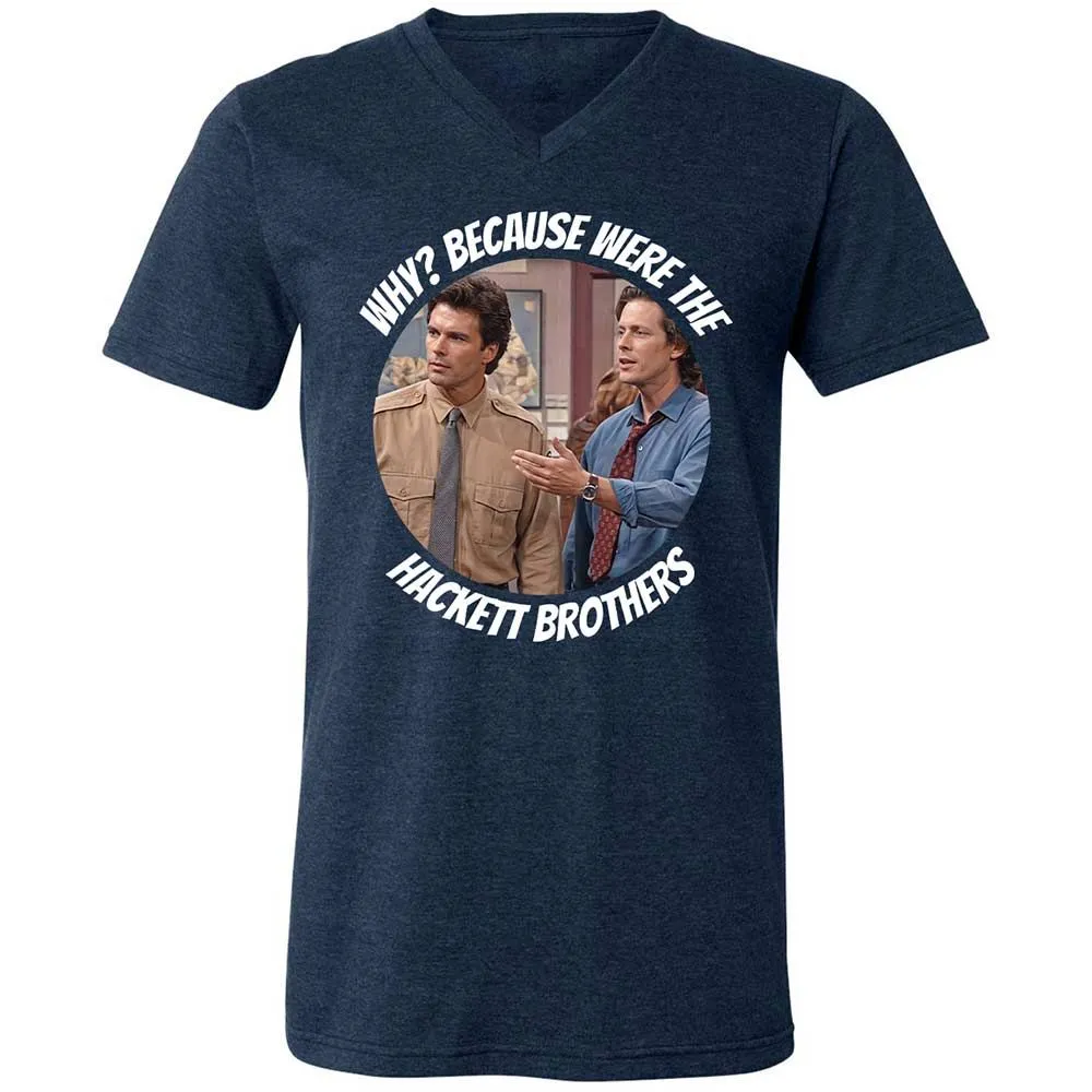 Unisex V-Neck T-Shirt - 1LP18TTS - Heather Navy - 3