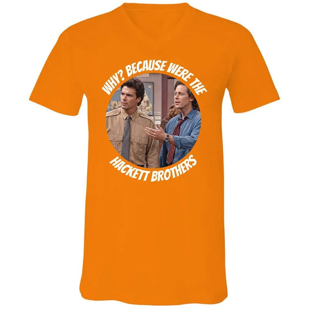 Unisex V-Neck T-Shirt - 1LP18TTS - Orange - 12