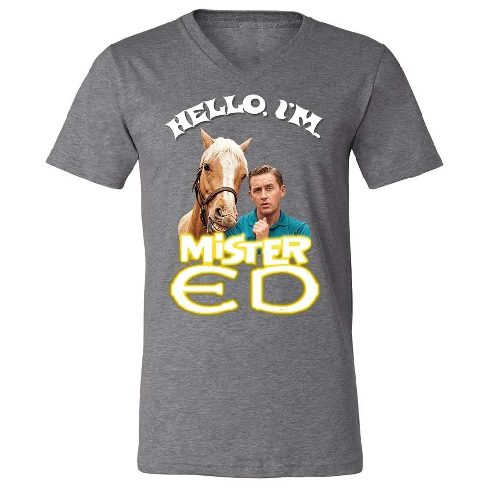 Unisex V-Neck T-Shirt - 95HM1K56 - Deep Heather - 14