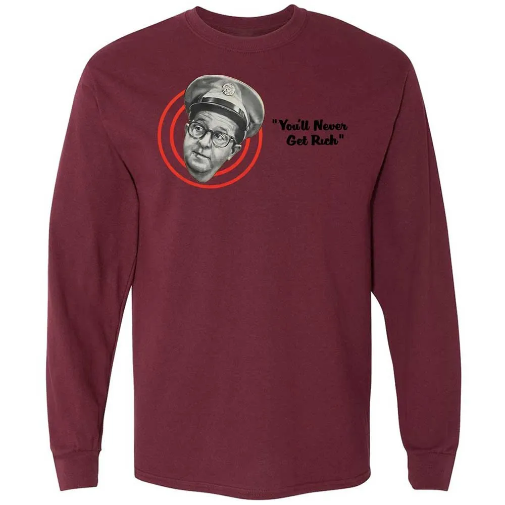 Long Sleeve T-Shirt - HP8TC6KF - Maroon - 16