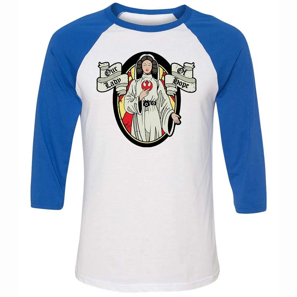 Our Lady of Hope - White/True Royal - 10