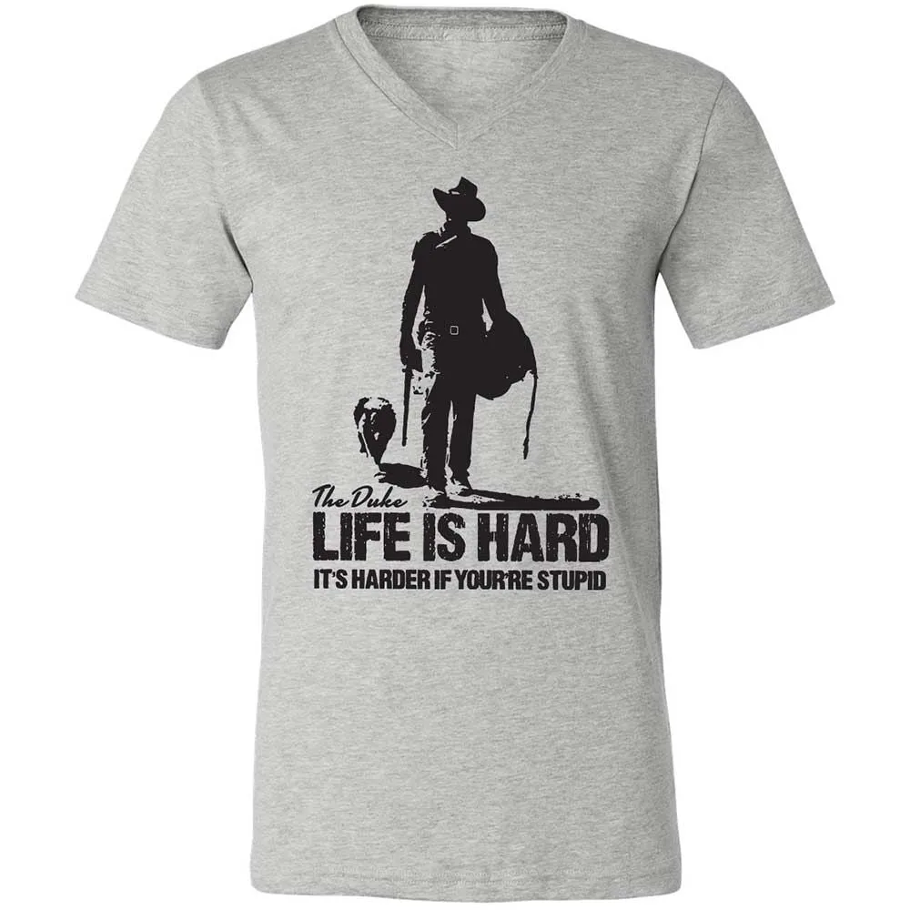 Life is hard - Athletic Heather - 2