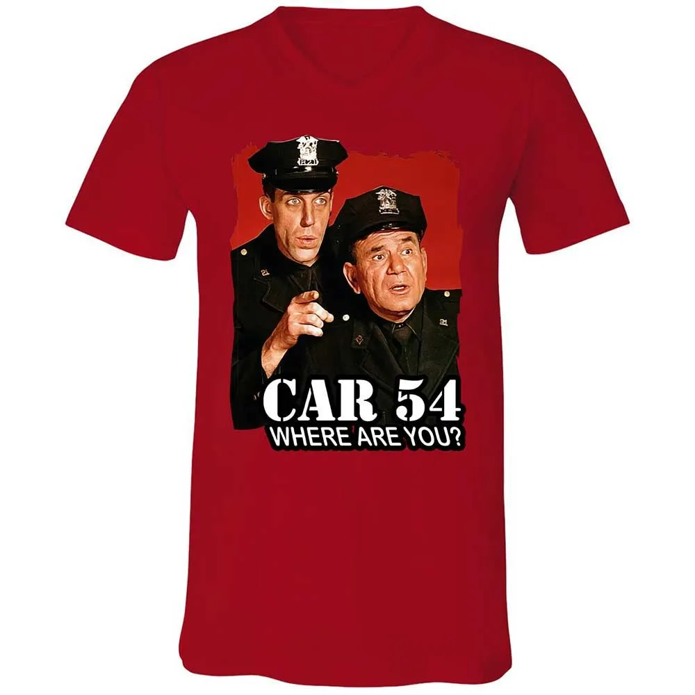 Unisex V-Neck T-Shirt - G4WAZ7GJ - Red - 6