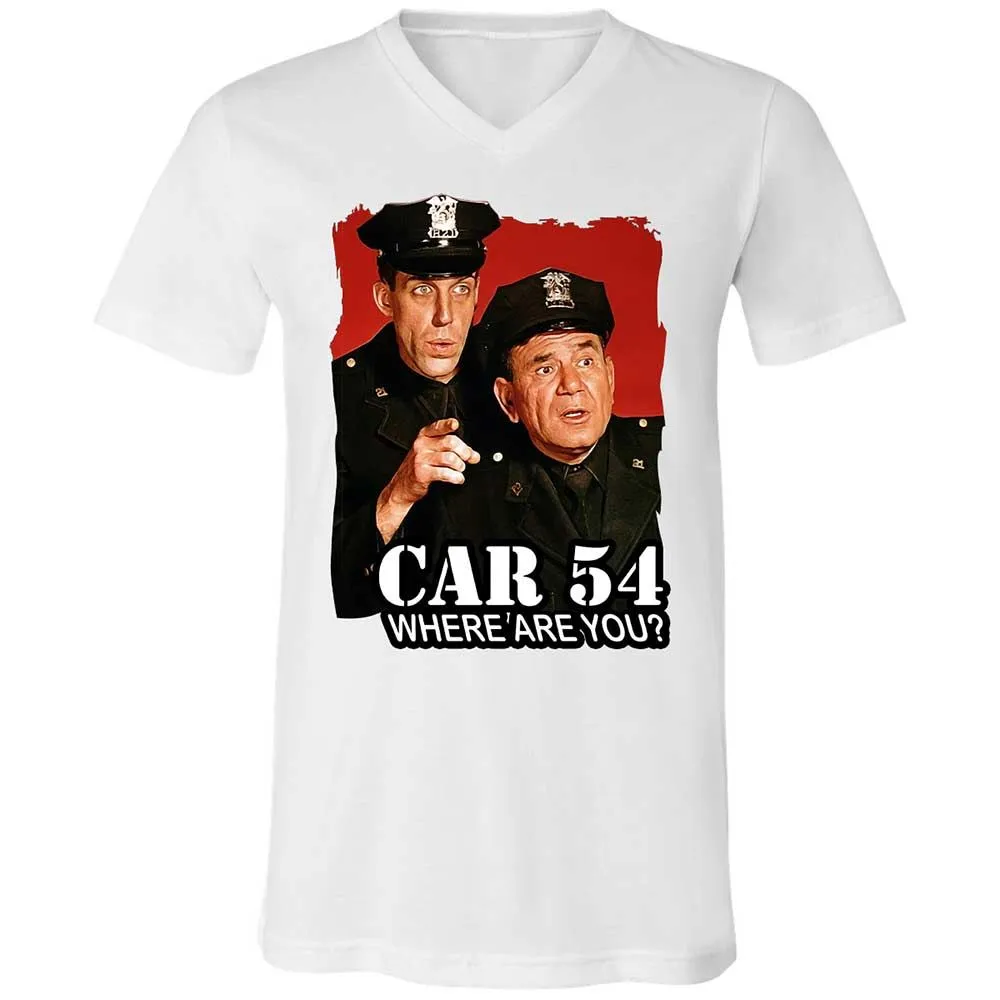 Unisex V-Neck T-Shirt - G4WAZ7GJ - White - 16