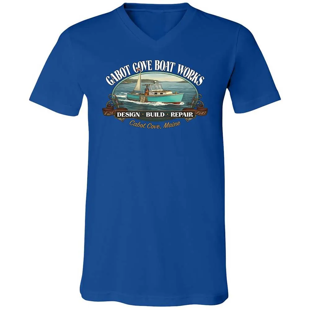 Unisex V-Neck T-Shirt - J2SSQL7E - True Royal - 4