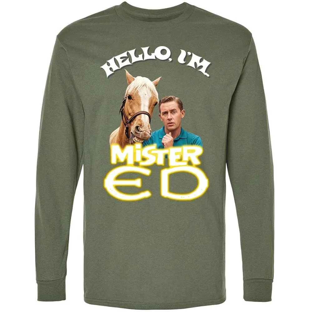 Long Sleeve T-Shirt - 6N3S8N2Z - Military Green - 9