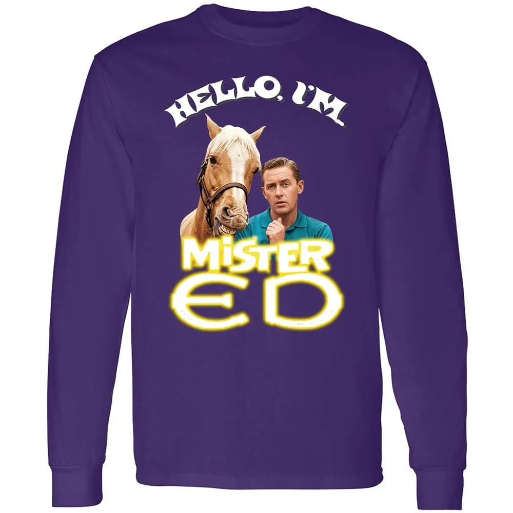 Long Sleeve T-Shirt - 6N3S8N2Z - Purple - 12