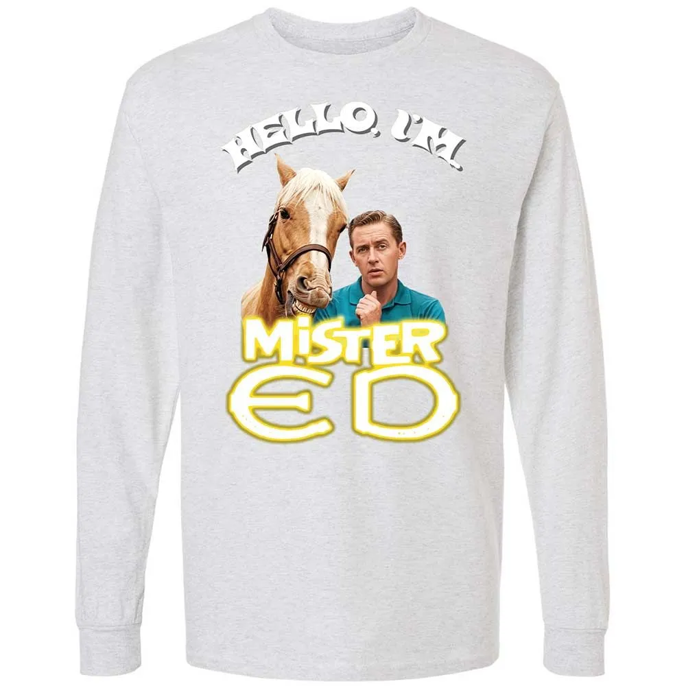 Long Sleeve T-Shirt - 6N3S8N2Z - Ash - 14