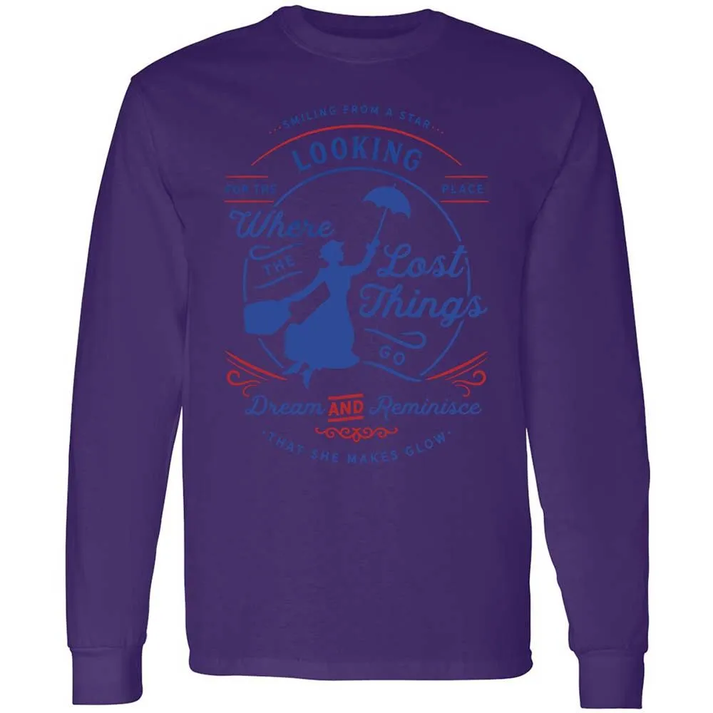 Long Sleeve T-Shirt - D8G1LR9V - Purple - 9