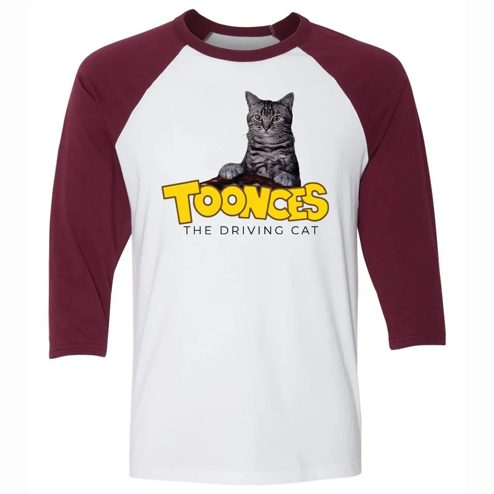 Unisex 3/4 Baseball Tee - N24S4HYC - White/Maroon - 7
