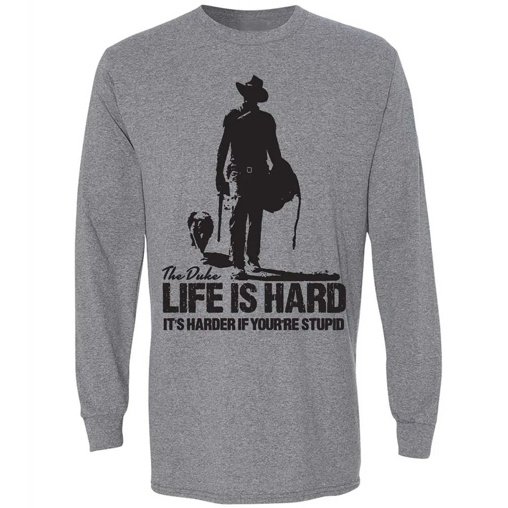 Life is hard - Graphite Heather - 18