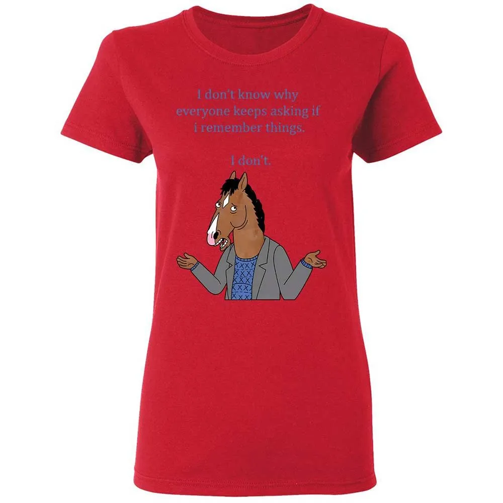 Women's T-Shirt - FR46AMQY - Red - 9