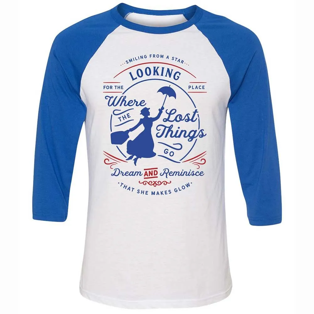 Unisex 3/4 Baseball Tee - 4FFJ1J7S - White/True Royal - 10