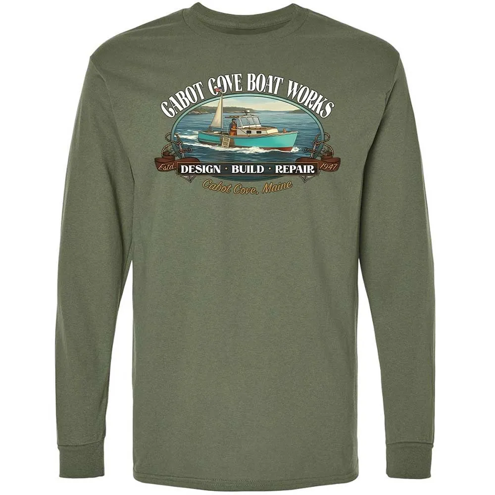 Long Sleeve T-Shirt - TH84RT4W - Military Green - 9