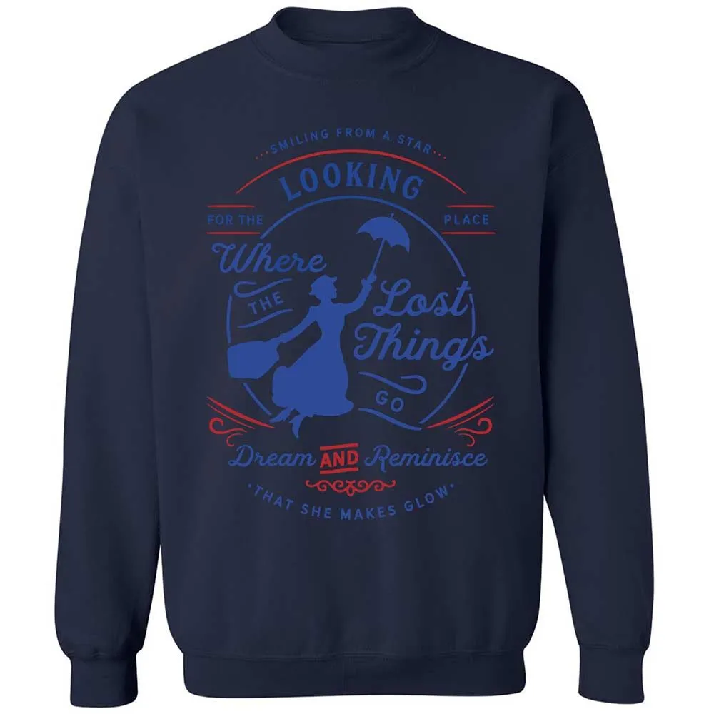 Classic Unisex Sweatshirt - YL8UM82D - Navy - 15