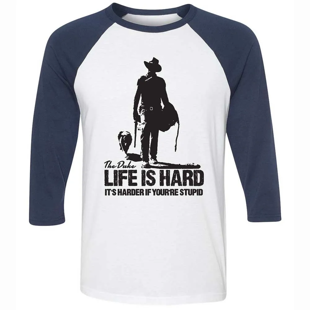 Life is hard - White/Navy - 8