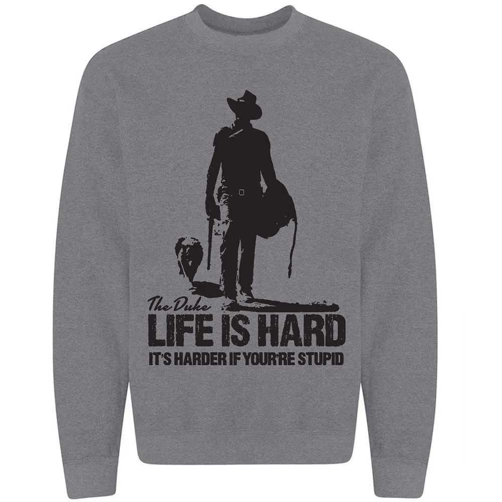 Life is hard - Graphite Heather - 19