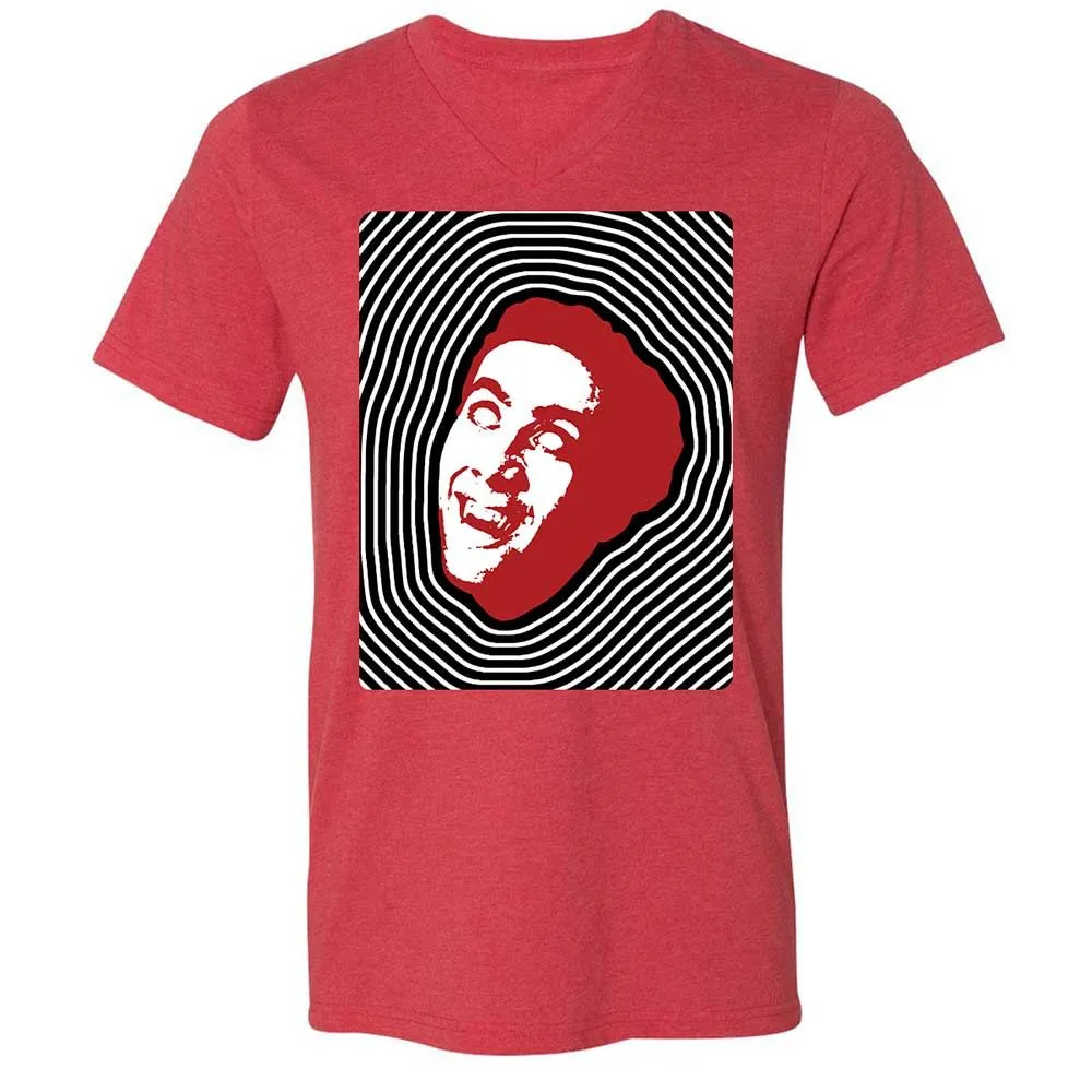 Psychedelic Nicolas Cage - Heather Red - 6