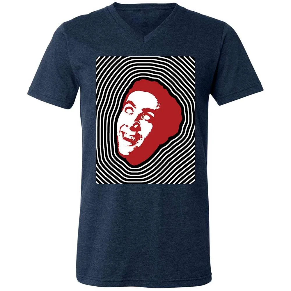 Psychedelic Nicolas Cage - Heather Navy - 13