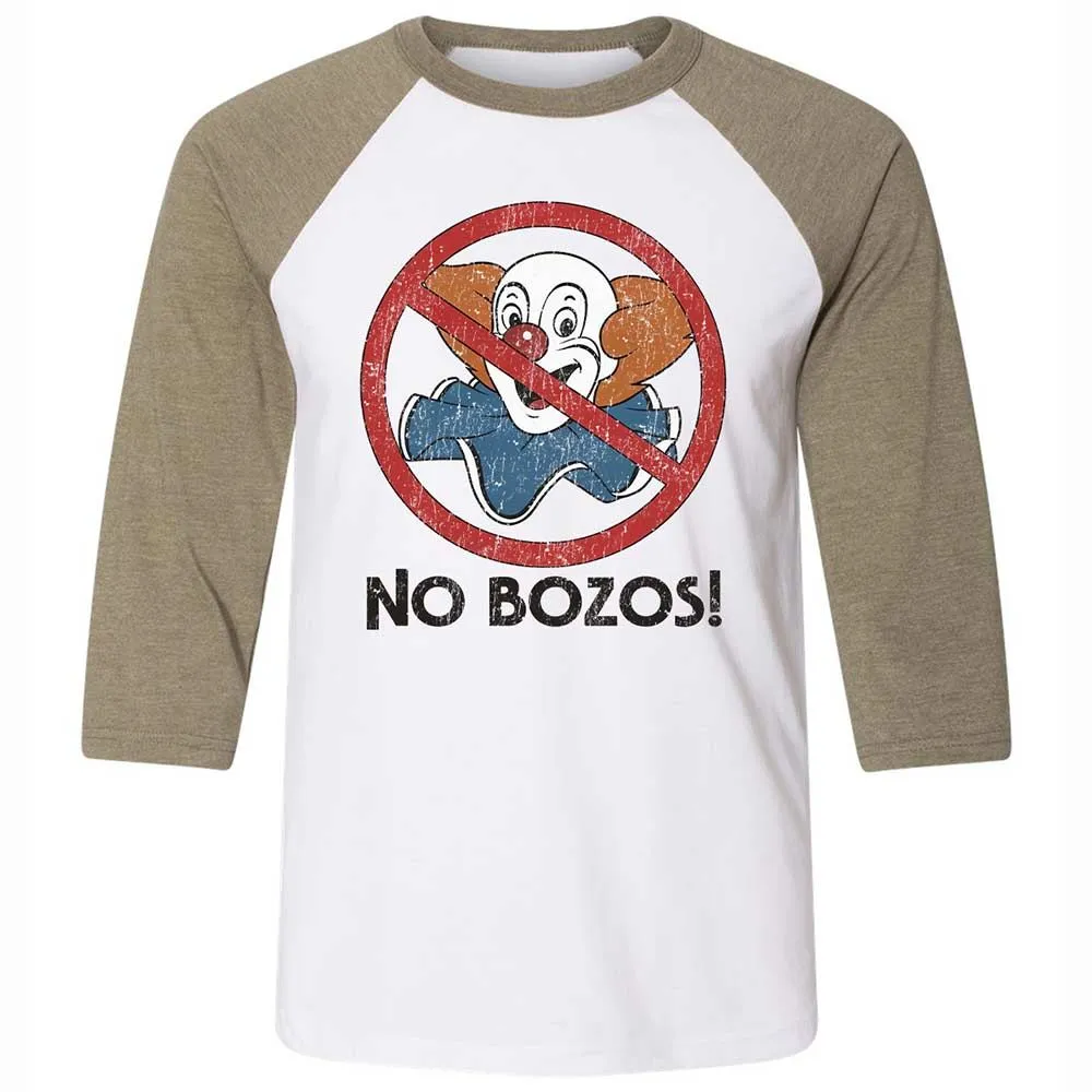 No Bozos - White/Heather Olive - 4