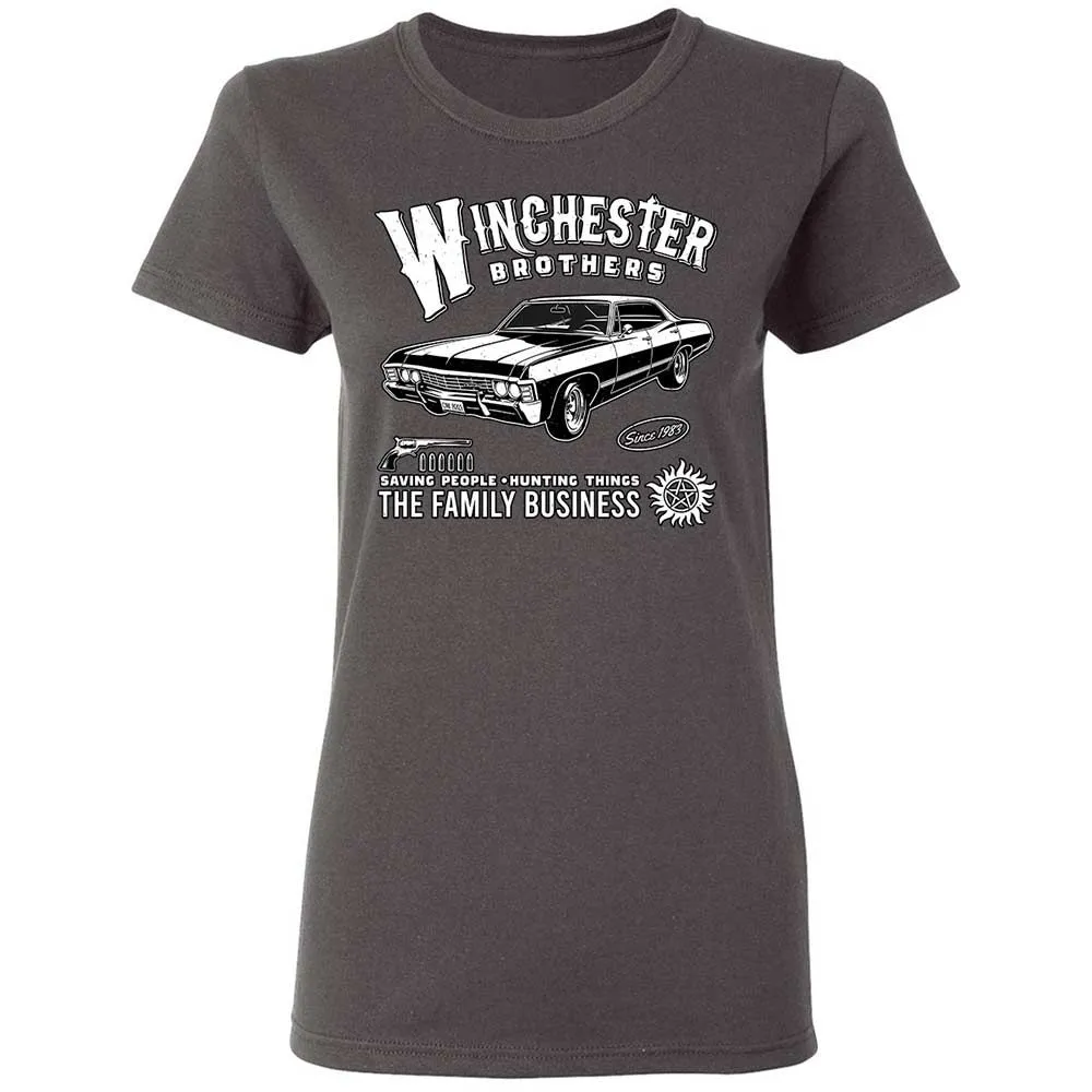 Women's T-Shirt - CRC7KYW2 - Charcoal - 4