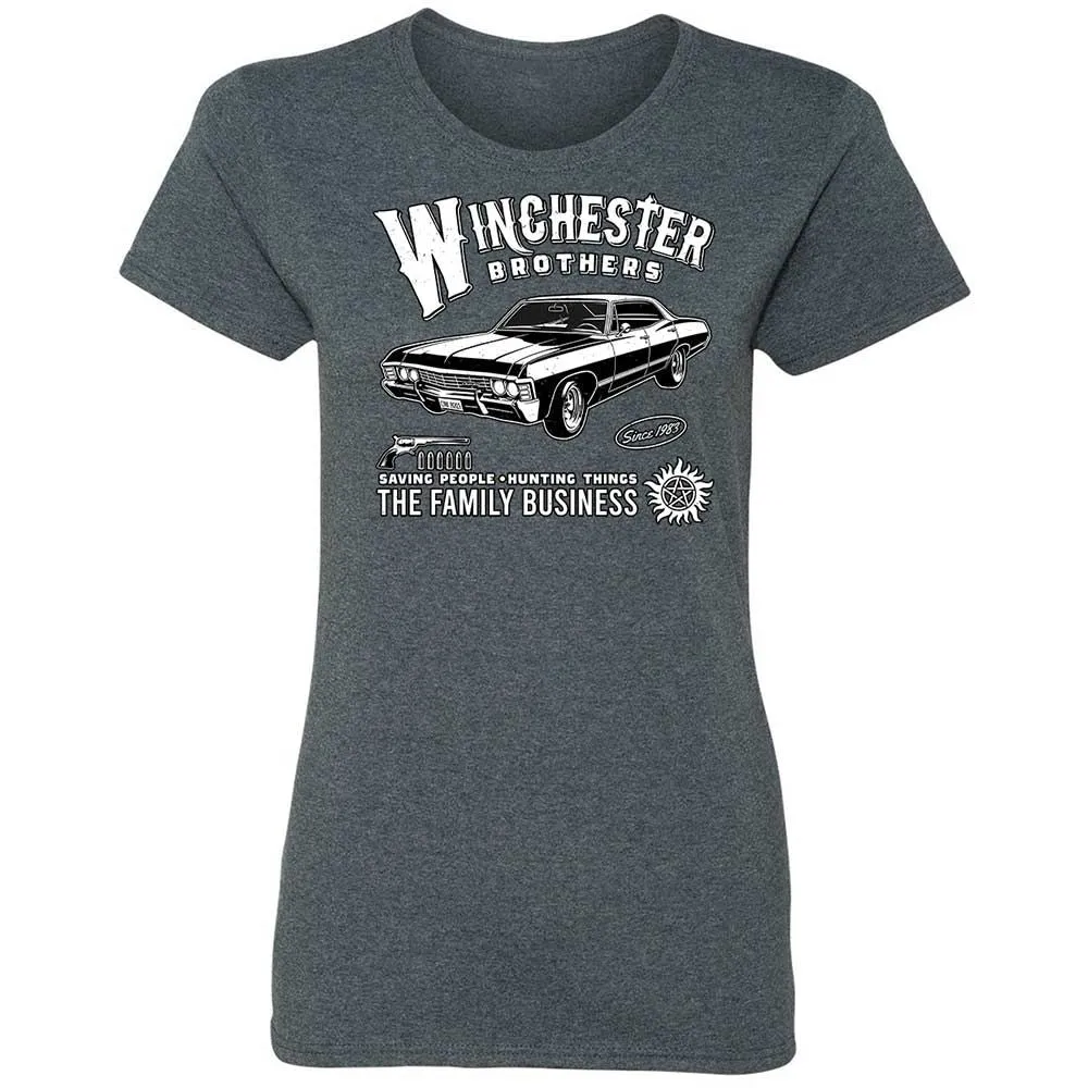 Women's T-Shirt - CRC7KYW2 - Dark Heather - 6