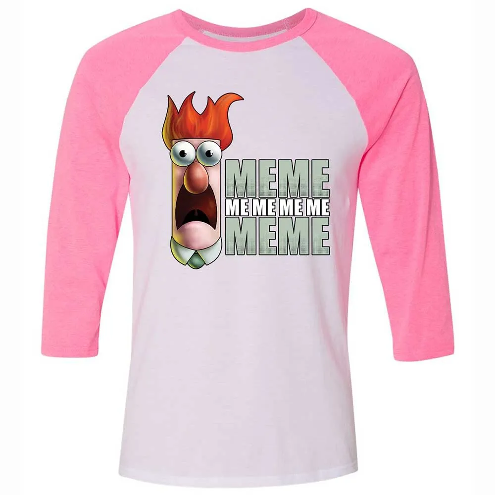 Meme me me me me Meme - White/Neon Pink - 12