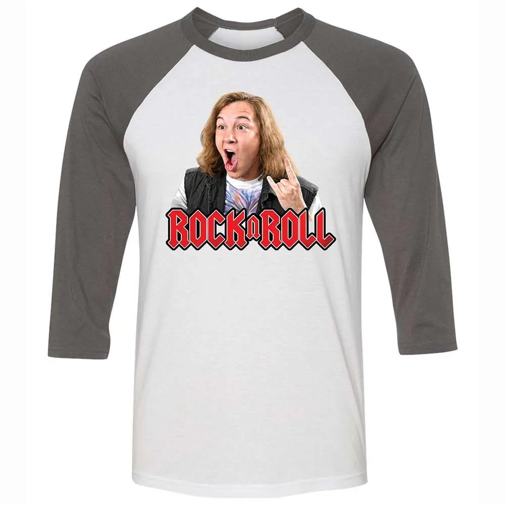 Unisex 3/4 Baseball Tee - DCXYUXAK - White/Asphalt - 2