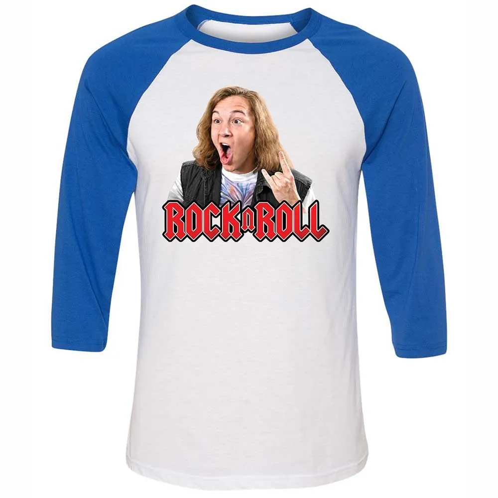 Unisex 3/4 Baseball Tee - DCXYUXAK - White/True Royal - 10