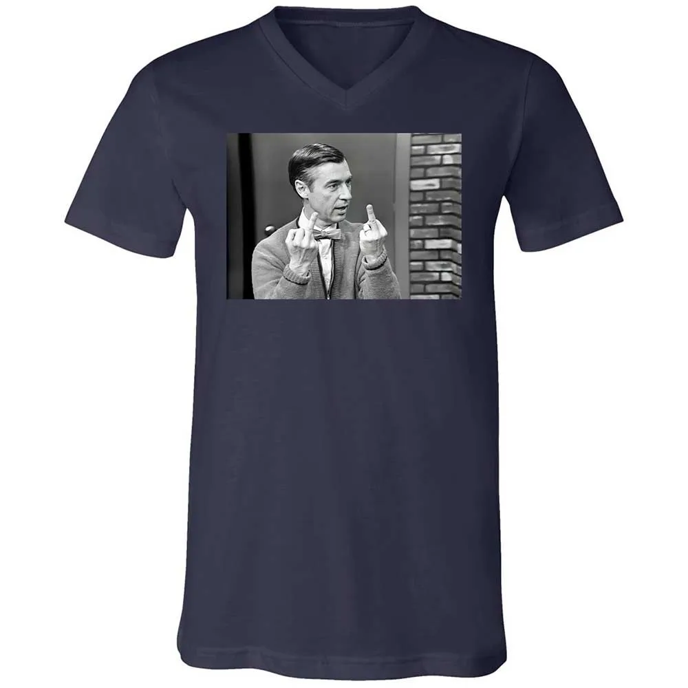 Unisex V-Neck T-Shirt - 2Y5HJG7Z - Navy - 2