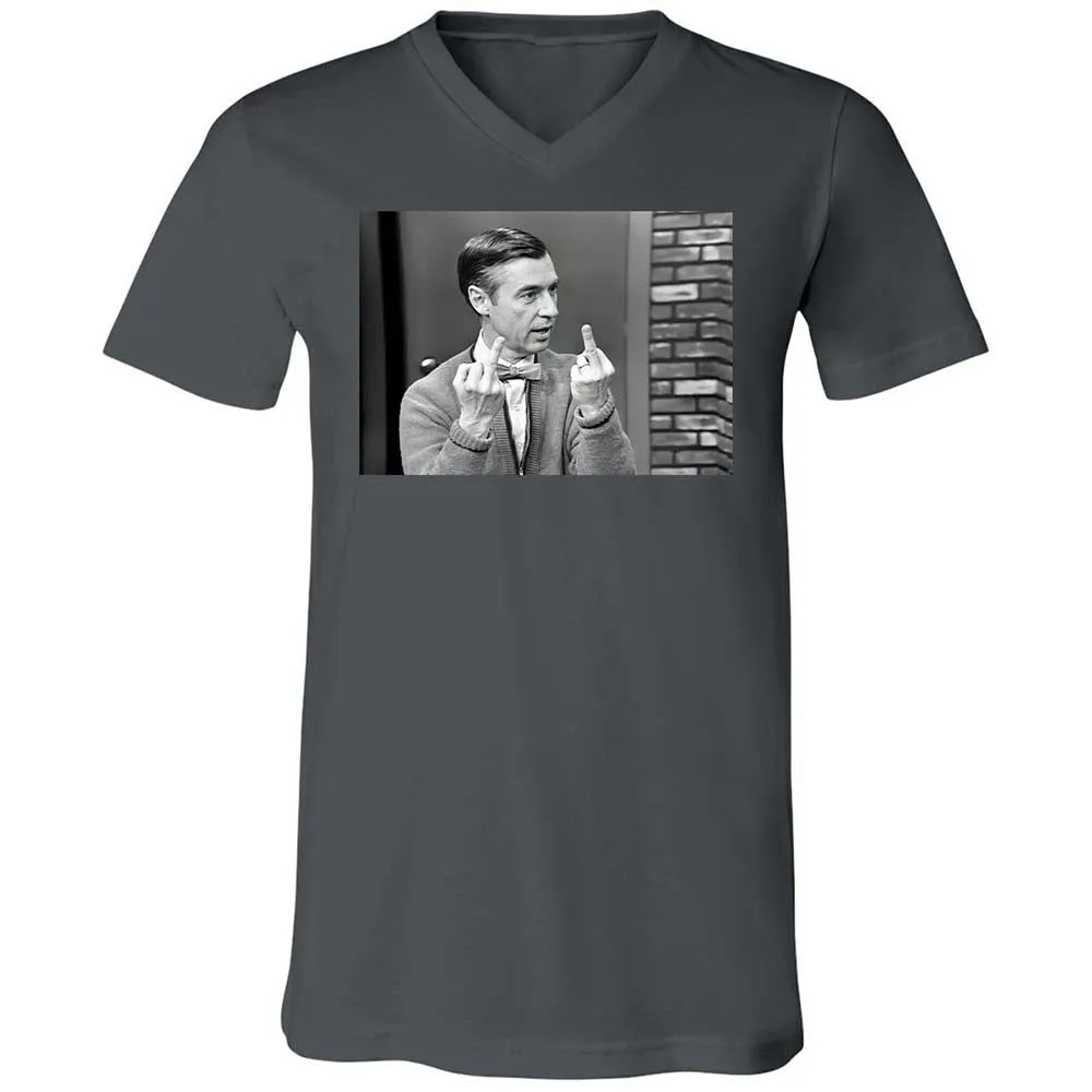 Unisex V-Neck T-Shirt - 2Y5HJG7Z - Asphalt - 13