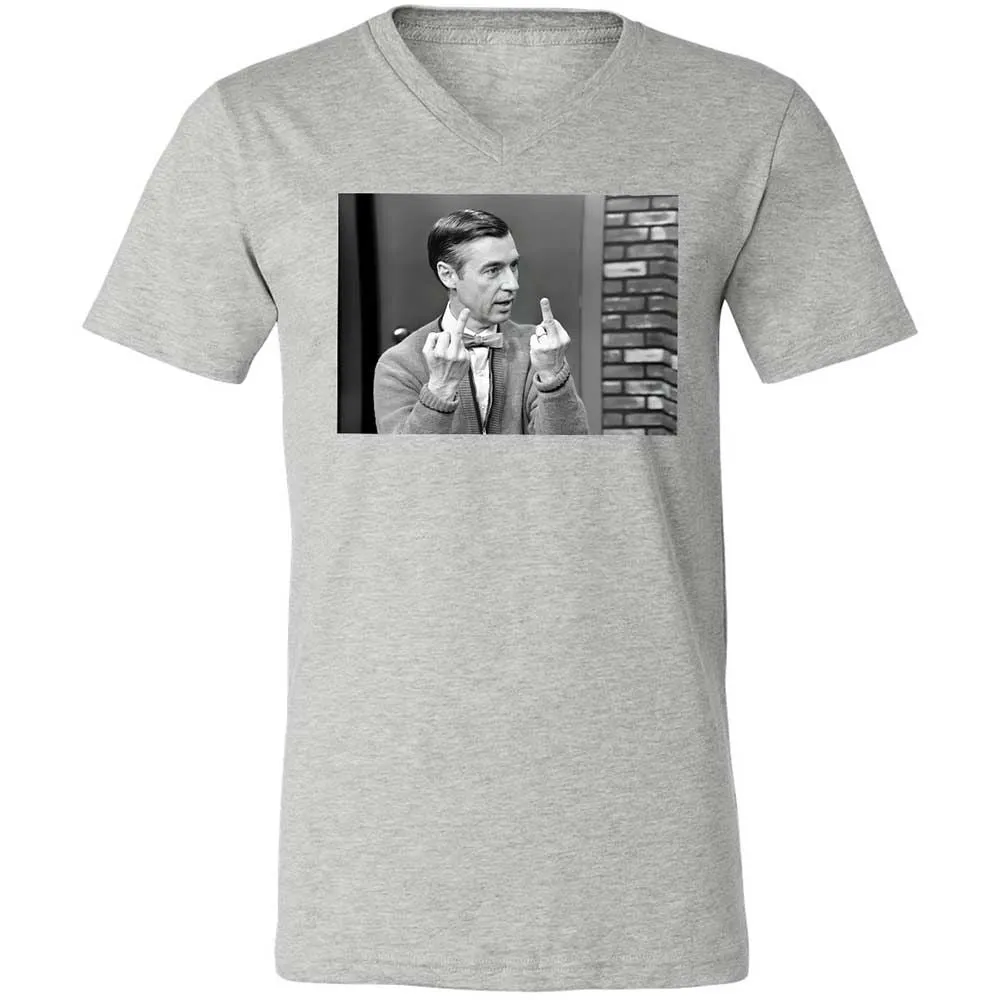 Unisex V-Neck T-Shirt - 2Y5HJG7Z - Athletic Heather - 15