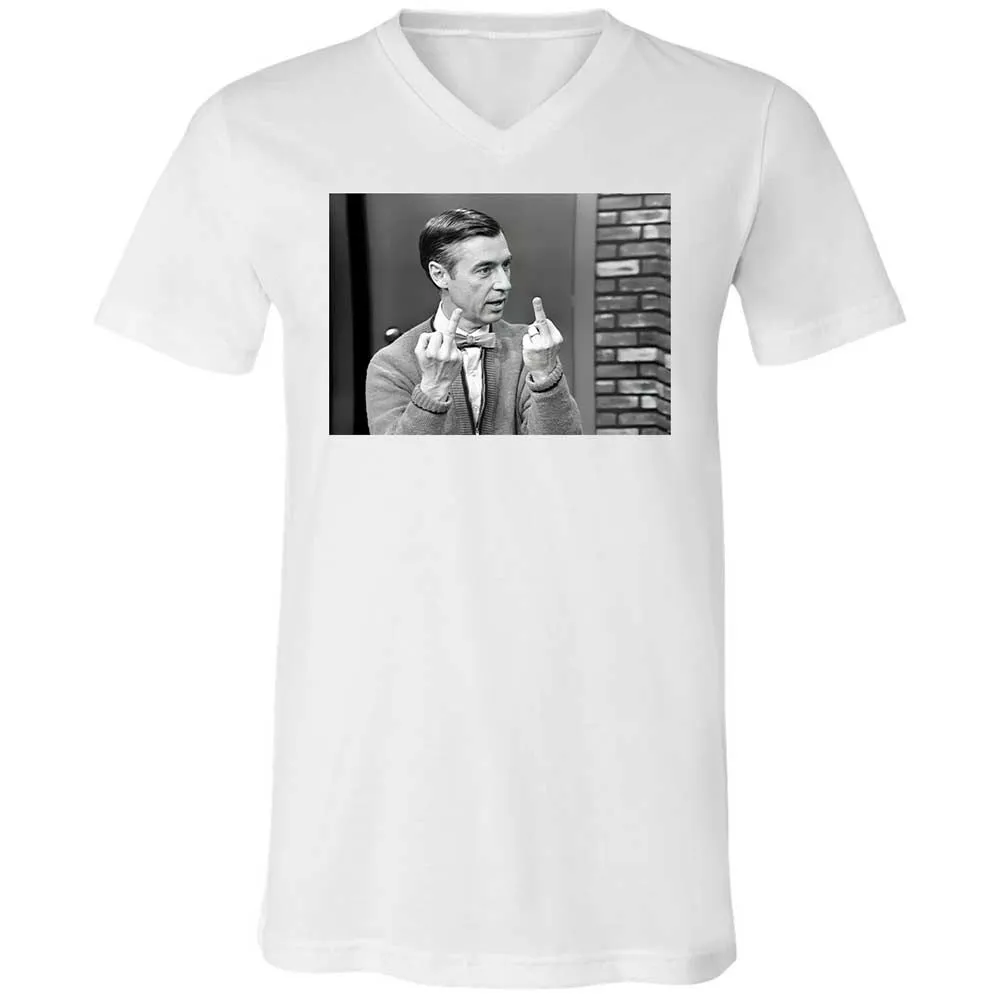 Unisex V-Neck T-Shirt - 2Y5HJG7Z - White - 16