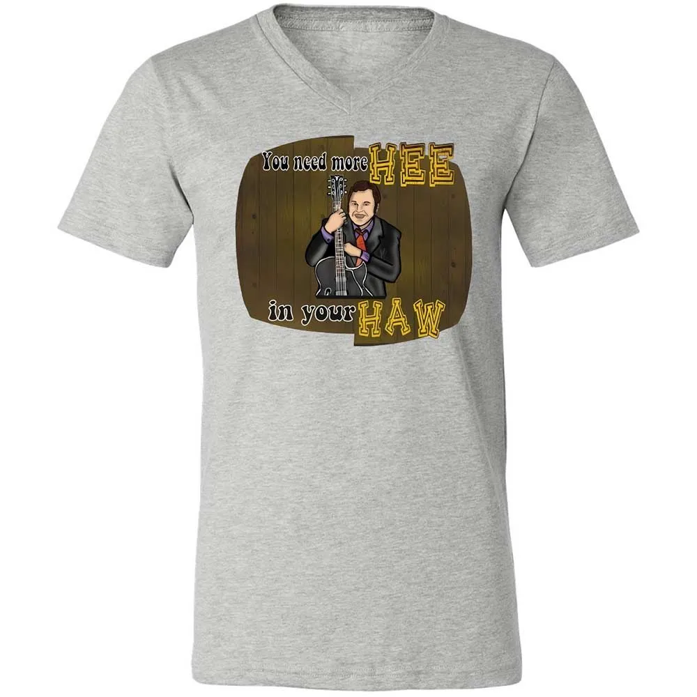 Unisex V-Neck T-Shirt - 3YR5NY3S - Athletic Heather - 2