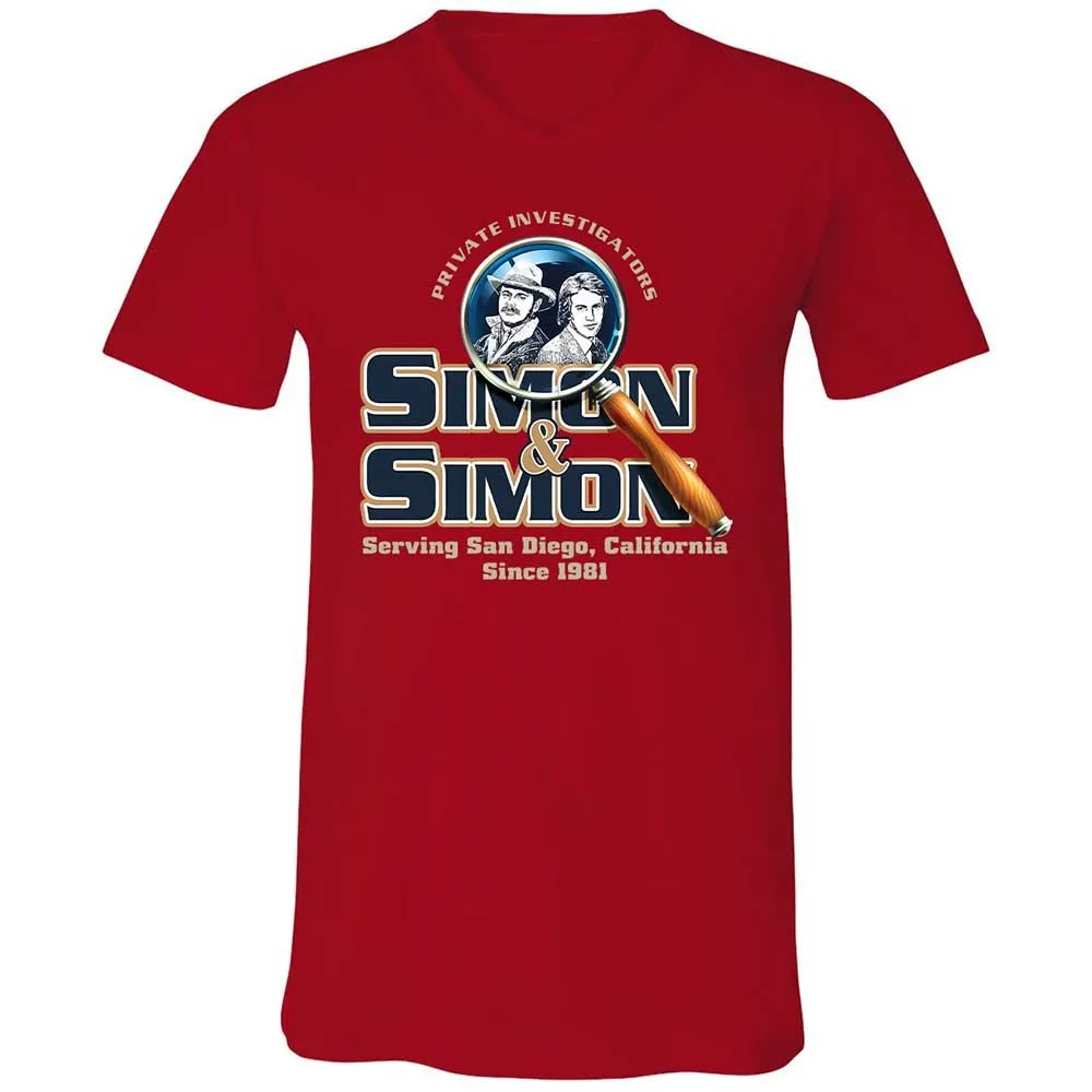 Unisex V-Neck T-Shirt - 8S9RMCVZ - Red - 6