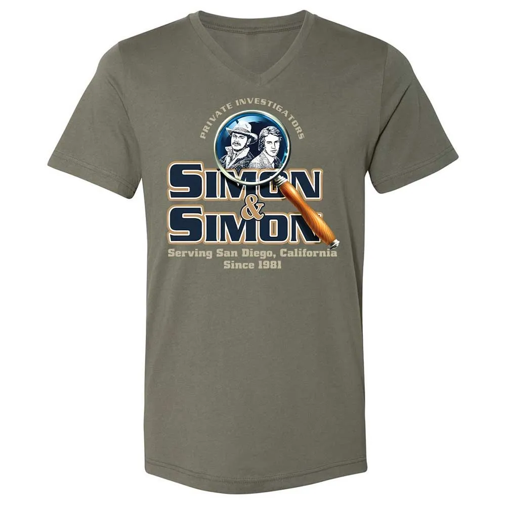 Unisex V-Neck T-Shirt - 8S9RMCVZ - Military Green - 11