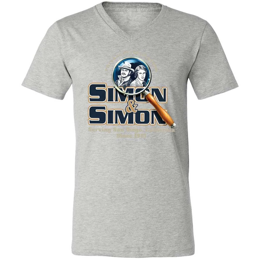 Unisex V-Neck T-Shirt - 8S9RMCVZ - Athletic Heather - 15