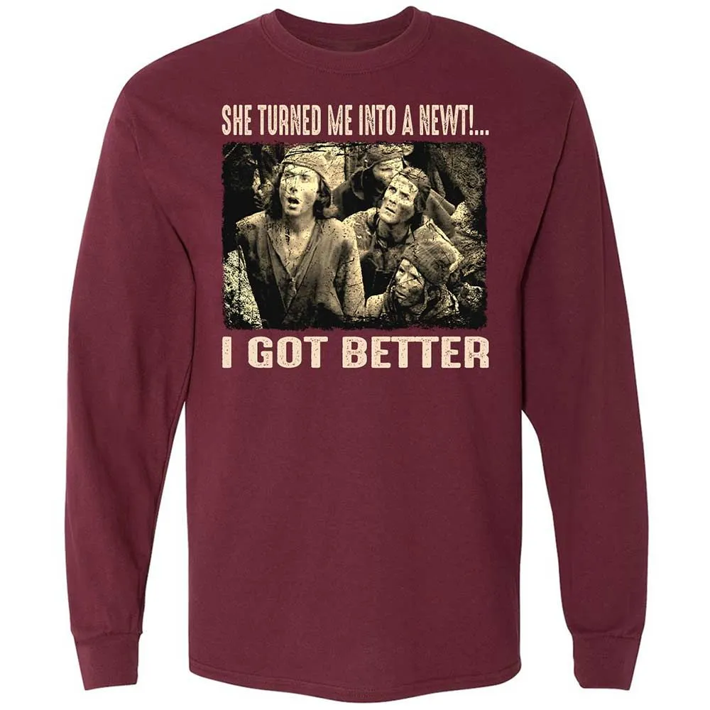 Long Sleeve T-Shirt - DRZXWCXN - Maroon - 6