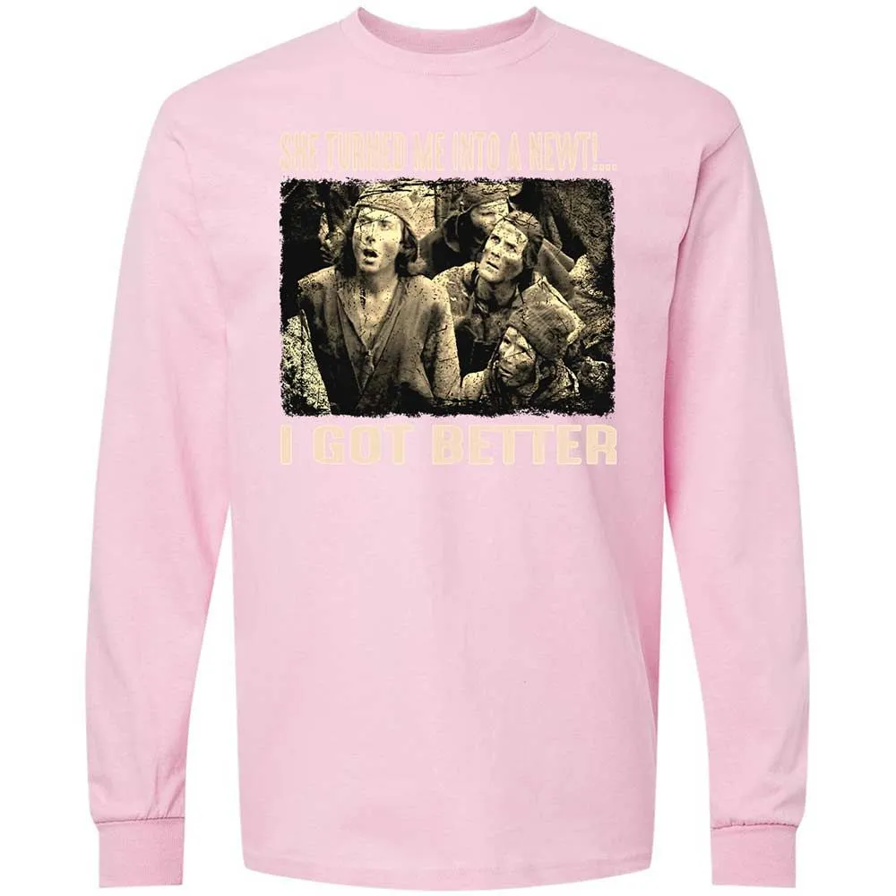 Long Sleeve T-Shirt - DRZXWCXN - Light Pink - 16