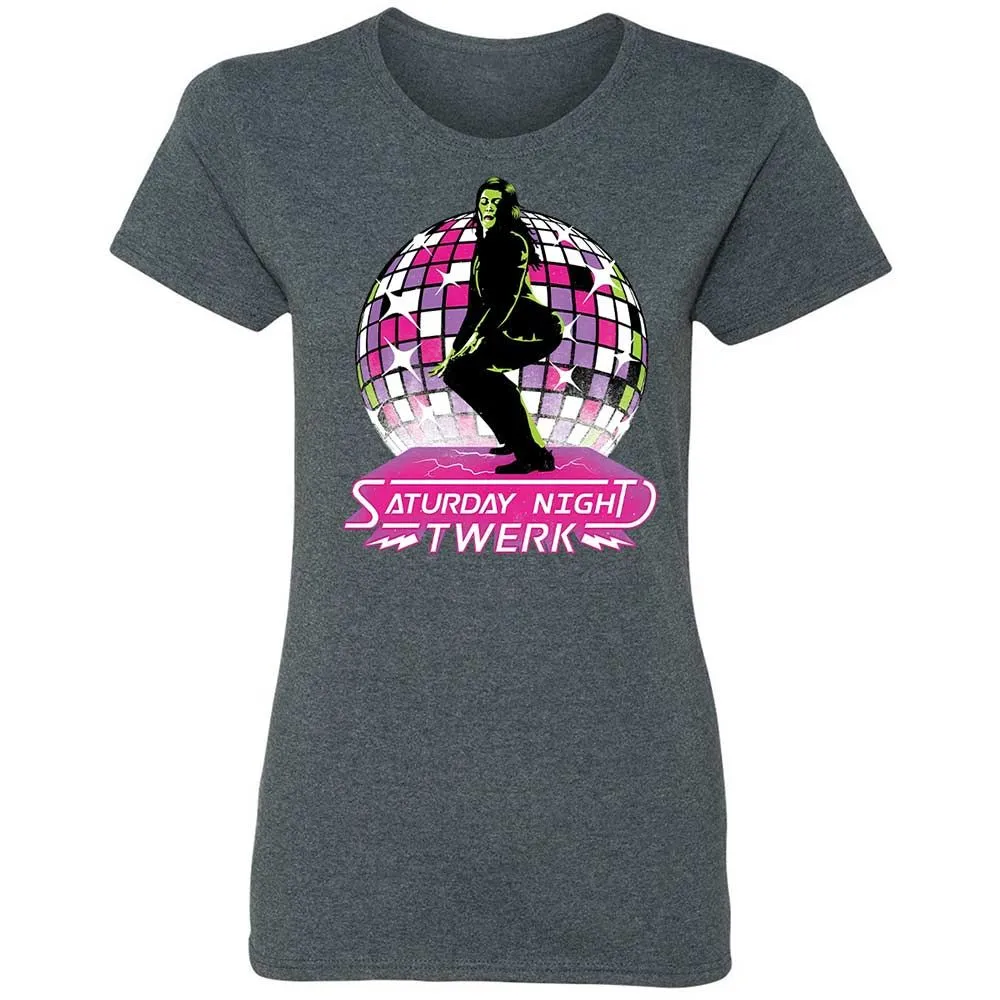 Saturday Night Twerk - Dark Heather - 16