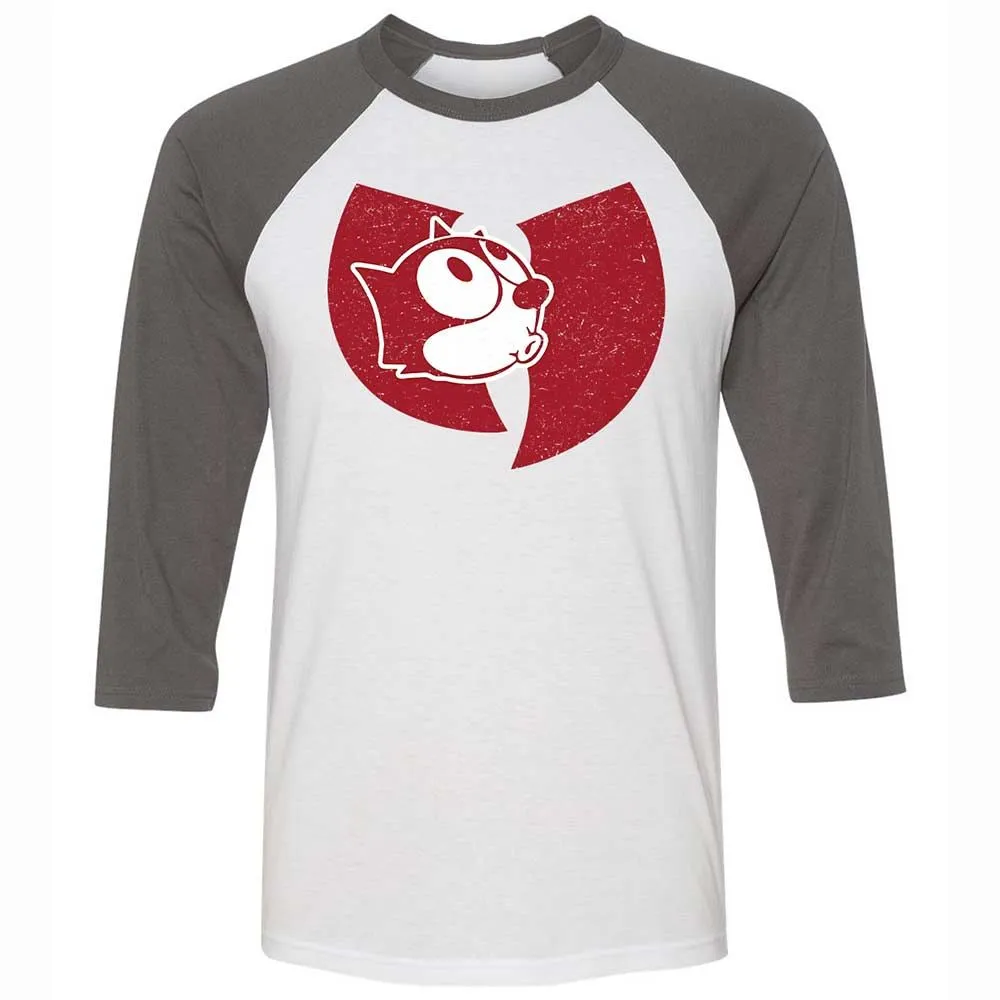 Unisex 3/4 Baseball Tee - JY3F35M1 - White/Asphalt - 2