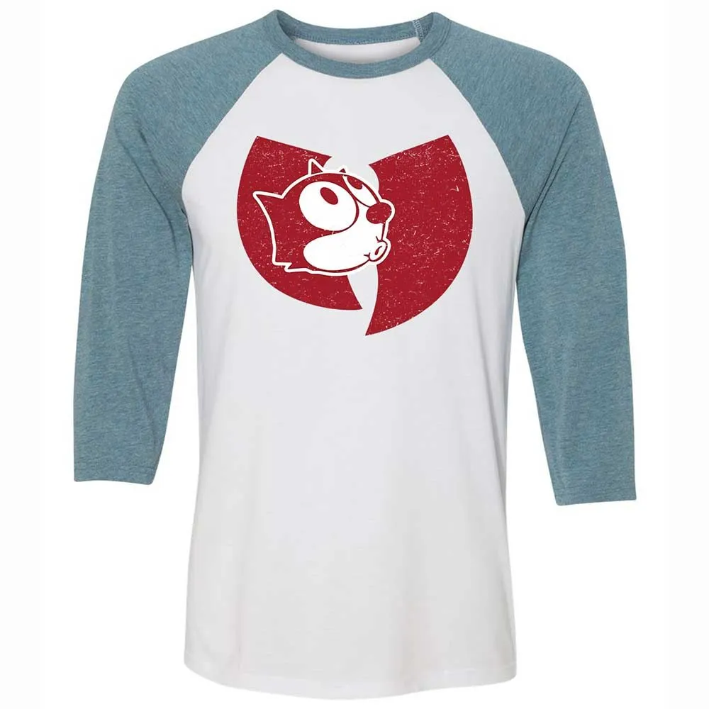 Unisex 3/4 Baseball Tee - JY3F35M1 - White/Denim - 3