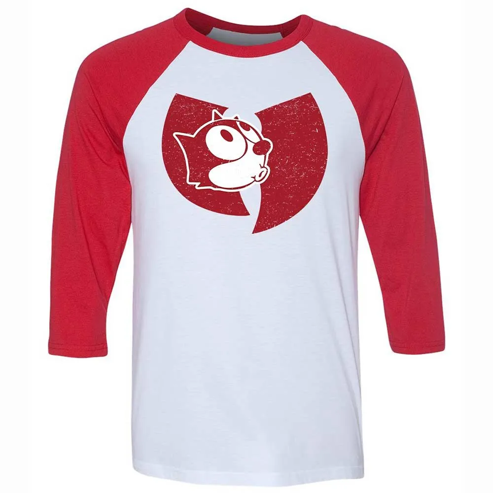 Unisex 3/4 Baseball Tee - JY3F35M1 - White/Red - 9